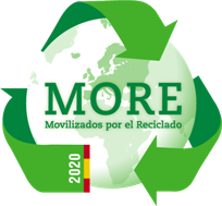 Productos que incluyan en su formulación materias primas de origen reciclado, con reconocimientos como el sello MORE